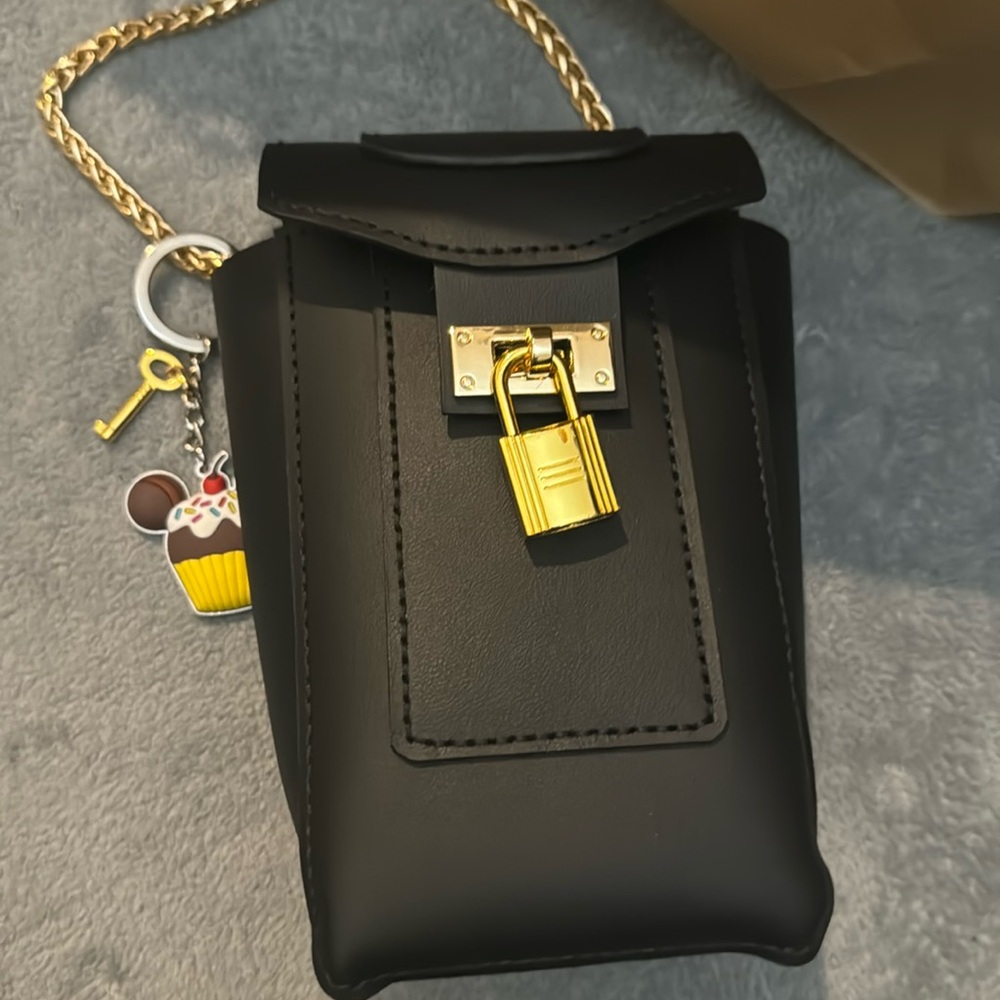 Handmade leather iPhone bag